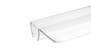 Уплотнитель для стекла 8мм, 90°, стекло-стекло 2,2 м.длина уса 25 мм t215y-8 купить в Екатеринбурге