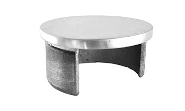 Заглушка для поручня с пазом Ø48.3 мм 4х39 мм шлифованная (AISI 304) k235-2 купить в Екатеринбурге