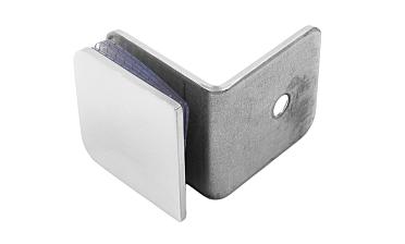 Коннектор для душевой кабины стена-стекло 90°, 45х45, полированный t722-2 PSS купить в Екатеринбурге