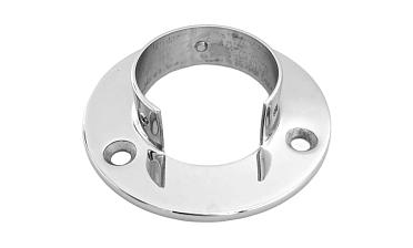 Фланец настенный, для Ø48.3мм, под 3 самореза 4.8мм, литой, полированный, AISI 304, k238 купить в Екатеринбурге