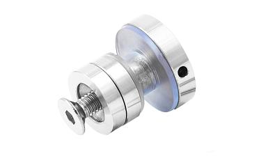 Крепление трека к стеклу AISI 304 шлифованное t449 SSS  купить в Екатеринбурге