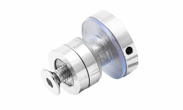 Крепление трека к стеклу AISI 304 шлифованное t449 SSS  купить в Екатеринбурге Крепление трека к стеклу AISI 304 шлифованное t449 SSS  купить в Екатеринбурге