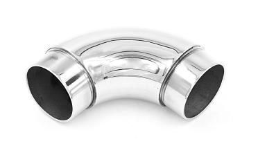 Отвод поручня под Ø42.4х1.5 мм, 90°, литой, полированный, с вставками (AISI 201) k383-3 купить в Екатеринбурге Отвод поручня под Ø42.4х1.5 мм, 90°, литой, полированный, с вставками (AISI 201) k383-3 купить в Екатеринбурге