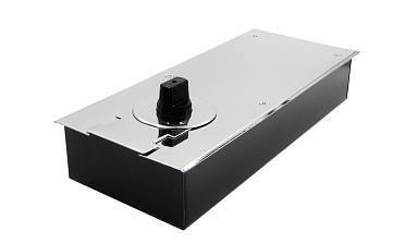 Доводчик для стеклянной двери до 80 кг EN2, напольный, 500 тыс. циклов, нержавеющая сталь AISI 304, полированная t182 PSS купить в Екатеринбурге