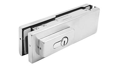 Замок для стеклянной двери центральный с прямоугольным ригелем, шлифованный, вырез 13 t152 SSS купить в Екатеринбурге