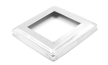 Низ стойки штампованный 135х135 мм, для трубы 81х81 мм, фигурный AISI 304 k376 купить в Екатеринбурге