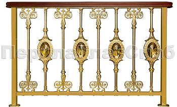 Латунные лестничные перила серии – Нимфалида XL05 в Екатеринбурге. Готовые проекты ПерилаГлавСнаб