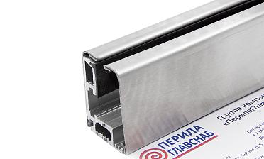 Комплект зажимного профиля для стекла 8-12 мм, шлифованный, L=3000 мм т40-2 SSS  купить в Екатеринбурге