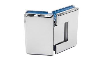 Петля для душевой стекло-стекло 90х55 мм, 135°, нержавеющая сталь AISI 304, полированная t302 PSS купить в Екатеринбурге