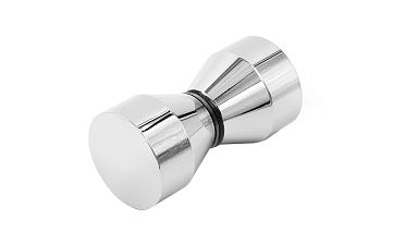 Дверная ручка «кноб» для душа, алюминий-хром, полированная t693 ALPC купить в Екатеринбурге