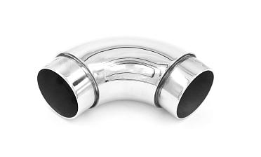 Отвод поручня под Ø42.4х1.5 мм, 90°, литой, полированный, с вставками (AISI 304) k383 купить в Екатеринбурге Отвод поручня под Ø42.4х1.5 мм, 90°, литой, полированный, с вставками (AISI 304) k383 купить в Екатеринбурге