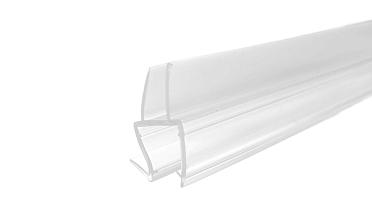 Уплотнитель для стекла в душевую кабину 10 мм, прозрачный, стена-стекло 2200 мм t226 купить в Екатеринбурге