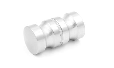 Дверная ручка "кноб", алюминий-хром, шлифованный t692 AL SSS купить в Екатеринбурге