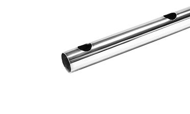 Труба AISI 304 25х1х6000, с перфорацией под  Ø16, 90°, GRIT 600 837-4 купить в Екатеринбурге