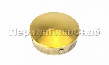 Заглушка штампованная Ø38х1.5 мм, (AISI 304), под золото Фk036-88 купить в Екатеринбурге