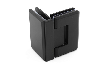 Петля для душевой стекло-стекло 90х55 мм, 90°, цинк, черный t304 BZn купить в Екатеринбурге Петля для душевой стекло-стекло 90х55 мм, 90°, цинк, черный t304 BZn купить в Екатеринбурге