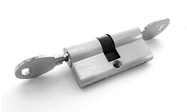 Личинка латунная 30х30мм для замка t155 ключ-ключ t155-101 SSS купить в Екатеринбурге