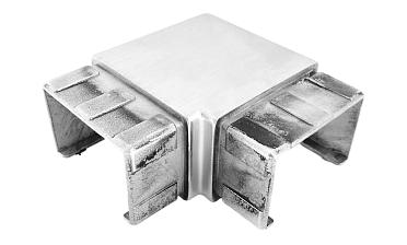 Отвод для поручня с пазом 40х60 мм, шлифованный (AISI 304) Фk542-2 купить в Екатеринбурге Отвод для поручня с пазом 40х60 мм, шлифованный (AISI 304) Фk542-2 купить в Екатеринбурге