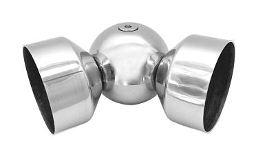 Поворот дер./пласт. поручня Ø49х0.8 мм, полированный, (AISI 201) k053-4 купить в Екатеринбурге Поворот дер./пласт. поручня Ø49х0.8 мм, полированный, (AISI 201) k053-4 купить в Екатеринбурге