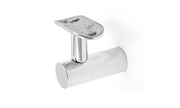 Держатель поручня к стойке Ø38.1 мм, с ложементом для трубы Ø50.8 мм полированный, литой (AISI 304) k243 купить в Екатеринбурге