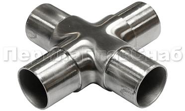 Соединение поручня Ø38.1 мм, крестовина (AISI 304) k360 купить в Екатеринбурге
