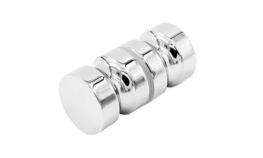 Дверная ручка «кноб», алюминий-хром, полированная t692 ALPC купить в Екатеринбурге