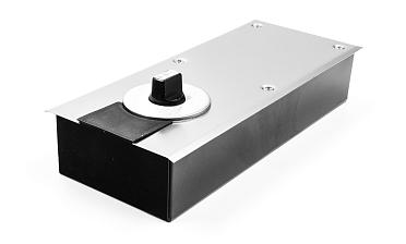 Доводчик для стеклянной двери напольный, шлифованный EN2 500 тыс.циклов  115 гр (дверь 700-900 мм , до 80 кг) t186-2 SSS купить в Екатеринбурге