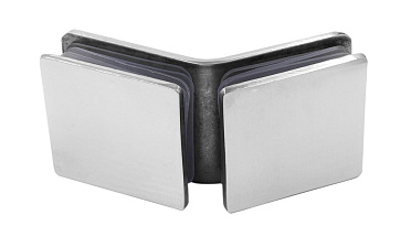 Коннектор для душевой кабины стекло-стекло 135° 45х45 мм латунь-хром t726 PC купить в Екатеринбурге