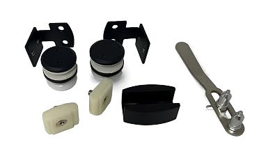 Комплект раздвижной системы на G-профиле, черный t407 BL  купить в Екатеринбурге