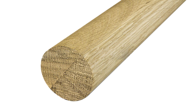 Поручень деревянный из Дуба Ø50мм -  2,0 м Премиум Ф-1662 купить в Екатеринбурге