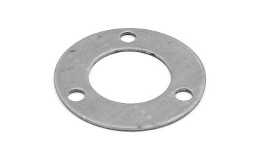 Фланец стойки 38/80 х 3 мм, 3 отв х М10 х 20, черный металл k116-38-9 купить в Екатеринбурге