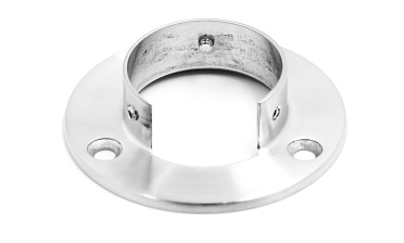 Фланец настенный, для Ø48.3мм, под 3 самореза 4.8мм, литой, шлифованный, AISI304 Фk238-2 купить в Екатеринбурге Фланец настенный, для Ø48.3мм, под 3 самореза 4.8мм, литой, шлифованный, AISI304 Фk238-2 купить в Екатеринбурге