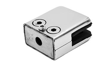 Стеклодержатель штампованный, под стекло 8 мм (4+4 мм), на плоскость 40х24х48 полированный (AISI 304) k352 купить в Екатеринбурге Стеклодержатель штампованный, под стекло 8 мм (4+4 мм), на плоскость 40х24х48 полированный (AISI 304) k352 купить в Екатеринбурге