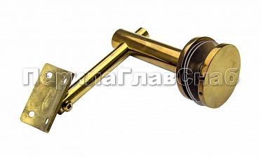 Выносной держатель поручня на стекло 8-16 мм, под золото (AISI 304) Фk241-88 купить в Екатеринбурге