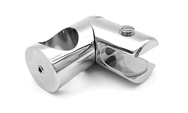 Держатель стекла сквозной боковой, для трубы 19 мм, полированный, t912 PSS купить в Екатеринбурге Держатель стекла сквозной боковой, для трубы 19 мм, полированный, t912 PSS купить в Екатеринбурге