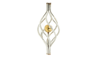 Декоративная вставка (корзинка) для стойки Ø25 мм, с золотым шаром k388-2 купить в Екатеринбурге