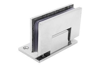 Петля для душевой кабины стена-стекло 90° 90х55 мм полированная t305-2 PSS купить в Екатеринбурге