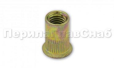 Заклепка латунь с внутр. резьбой М8, бурт №1 k478 купить в Екатеринбурге