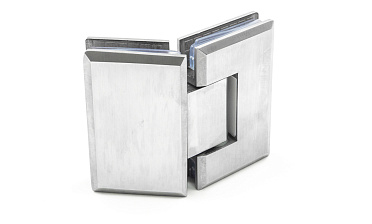 Петля для душевой стекло-стекло 90х55 мм, 135°, нержавеющая сталь AISI 304, шлифованная t302 SSS купить в Екатеринбурге Петля для душевой стекло-стекло 90х55 мм, 135°, нержавеющая сталь AISI 304, шлифованная t302 SSS купить в Екатеринбурге