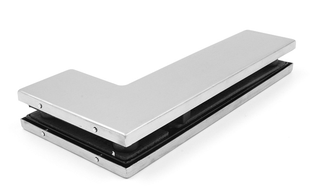 Фитинг угловой соединительный с ответной частью под замок без ограничителя, шлифованный, вырез 02 t142-3 SSS Фитинг угловой соединительный с ответной частью под замок без ограничителя, шлифованный, вырез 02 t142-3 SSS