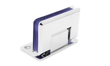 Петля для душевой кабины стена-стекло 90° с односторонним креплением, 90*55, цинк, полированная t305 PZn купить в Екатеринбурге