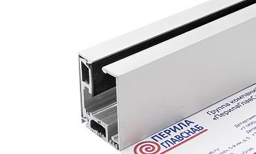 Комплект зажимного профиля для стекла 8-12 мм, анодированный, L=3000 мм т40-3 AL купить в Екатеринбурге