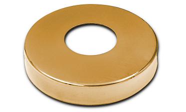 Низ стойки Ø38.1 мм, S=0.8 мм, 100х18 мм, золото k201-88 купить в Екатеринбурге Низ стойки Ø38.1 мм, S=0.8 мм, 100х18 мм, золото k201-88 купить в Екатеринбурге