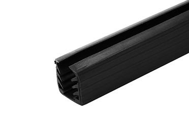 Уплотнитель в поручень с пазом 24х24 под LED ленту на стекло 12мм EPDM (палки 3 м) Фk300 купить в Екатеринбурге