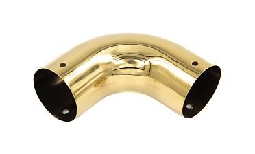 Отвод 90° для круглого пластикового поручня, золото k259-88 купить в Екатеринбурге