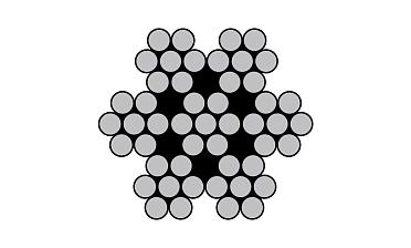 Трос из нержавеющей стали средней жесткости Ø6 мм AISI 304 Ф-1070 купить в Екатеринбурге