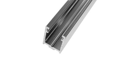 П-образный профиль 19x13, L=3000, под стекло 8 мм, алюминий полированный t758-3000 AL купить в Екатеринбурге