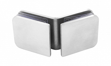 Коннектор для душевой кабины стекло-стекло 135° 45х45 мм шлифованный t726-2 SSS  купить в Екатеринбурге