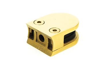 Стеклодержатель литой с вставками под стекло 8 мм (4+4 мм), закругленный под Ø38.1 мм, 40х22х50, золотой k001-88 купить в Екатеринбурге Стеклодержатель литой с вставками под стекло 8 мм (4+4 мм), закругленный под Ø38.1 мм, 40х22х50, золотой k001-88 купить в Екатеринбурге