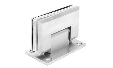 Петля для душевой кабины стена-стекло 90° 90х55 мм AISI 304, шлифованная  t301 SSS купить в Екатеринбурге